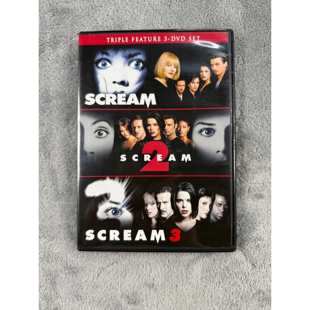 Scream Trilogy DVD Set, Scream, Scream 2, Scream 3‎